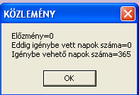 b./ Ha az elszámolási időszakban kórházi ellátás is szerepel, akkor a kórházi időszakot külön kell rögzíteni és a bejelölést meg kell tenni!