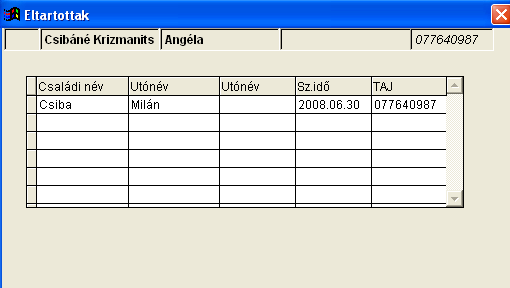 3.2.3. GYÁP, THGY, GYED számfejtésének sajátosságai Azoknál az ellátásoknál, amelyeknél a gyermek miatt jogosult a szülő a pénzbeli ellátásra a gyermek TAJ számát is ismerni kell.