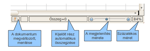 67. ábra: A LibreOffice Calc kezelői felülete II.