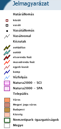 ábra: Natura 2000 területek térképe Forrás: Természetvédelmi Információs Rendszer A Tatai Öreg-tó 269 ha-os területe 1983 óta Ramsari terület (a világ legfontosabb vízi élőhelyeinek védelmére