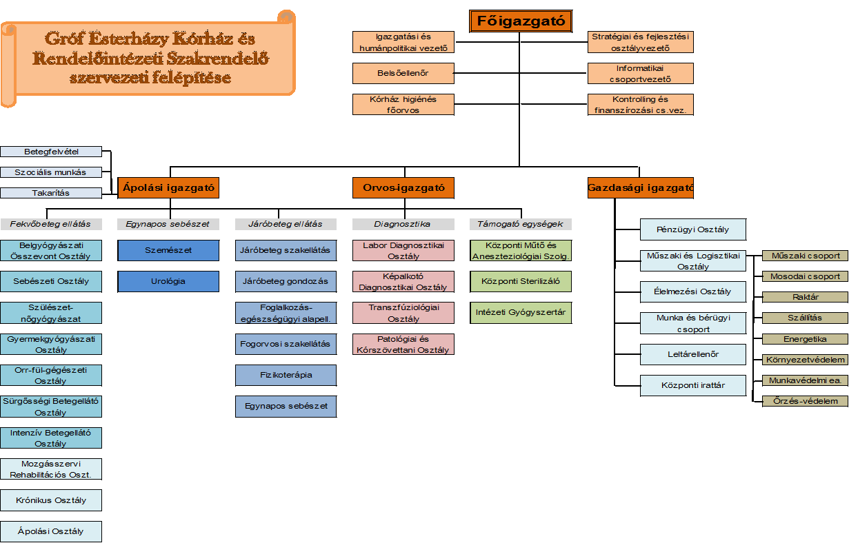 1. Általános bevezető A Gróf Esterházy Kórház és Rendelőintézeti Szakrendelő tevékenységét 2012.