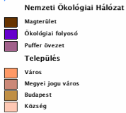 6. Tájba-illesztési, természetvédelmi és zöldfelületi javaslat Természetvédelmi kategória általi érintettség A tervezési terület északi része a Természetvédelmi Információs Rendszer adatai alapján