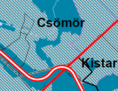 1939/2014 Csömör Nagyközség Helyi Építési abályzatának eseti módosítása 14 7. országos komplex tájrehabilitációt igénylő terület övezete, 8.