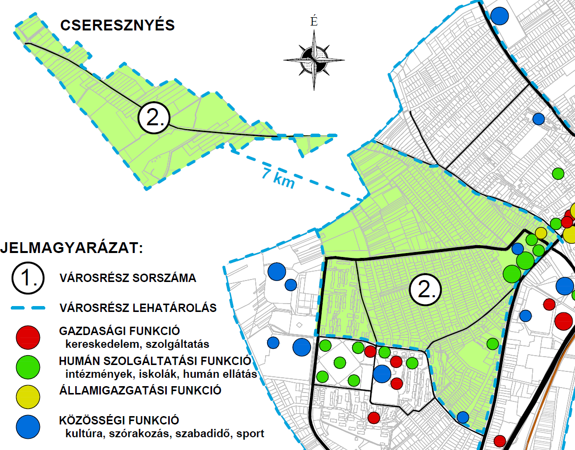 187 belterület fennmaradó része elsősorban kertvárosias lakóövezet vagyis egy- és kétszintes családi házak épültek ki, de jelen vannak kisvárosi területek is.