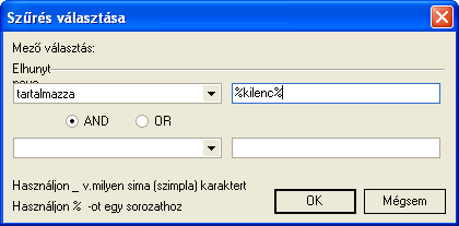 oszlopokat felirattal. Az így kijelölt csoportokat akár kinyithatja, kifejtheti, akár becsukhatja a csoportosítás jellegét jelző sor előtt álló + vagy - jelre kattintva.