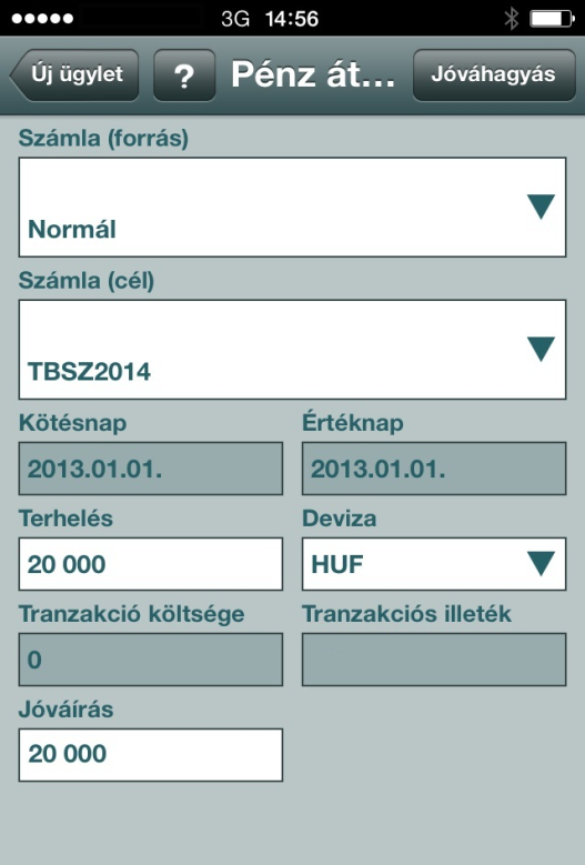 (TBSZ), kizárólag annak nyitása évében, illetve azon számlák között melyek felett Ön