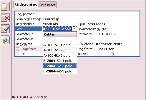 4. Mozgatás tárolási helyek között (csak PRO) dokumentum fejben állíthatod