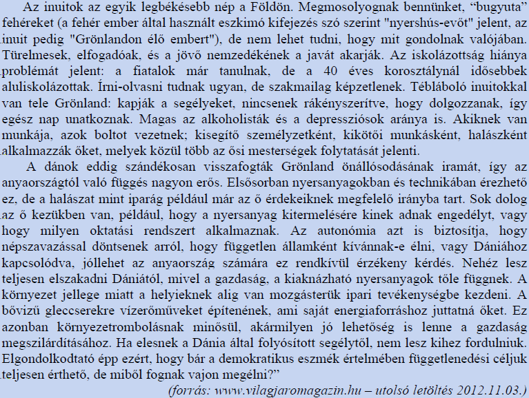 Szövegszerű tanulási technikák alkalmazása a földrajztanításban Megfigyelési szempontok: A. Mely hasznosítható erőforrásokkal gazdálkodhat a szigetország? B.