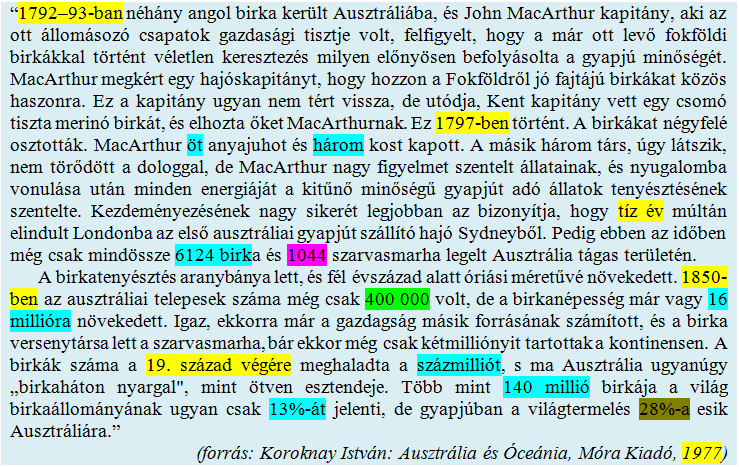 Szövegszerű tanulási technikák alkalmazása a földrajztanításban 2.6.2. Adatkeresés szövegből Vannak olyan földrajzi szövegek, amelyekben sok adat szerepel, akár számokkal, akár szövegesen megfogalmazva.