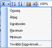 A napi költség kiszámításakor az E3-mas cellába a =B3*B10+C3*B11+D3*B12 képletet fogják a tanulók írni, majd bıszen másolják lefelé.