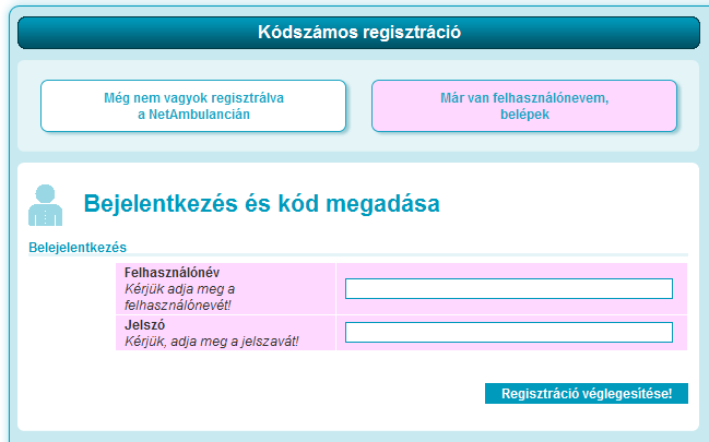 Az oldalon két lehetőség közül választhat. 1.