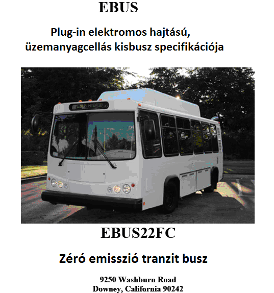 2.3 Üzemanyagcellás hibrid busz: Kalifornia 2.47.