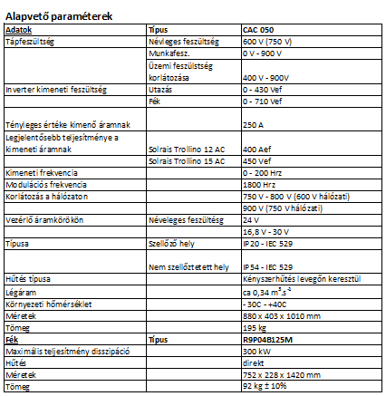 2.4 Trolibuszok A következőkben két trolibusz-alkalmazású villamos berendezés gyártó korszerű gyártmányairól adunk áttekintést. 2.4.1 Hajtáselektronika: Cegelec Ag.