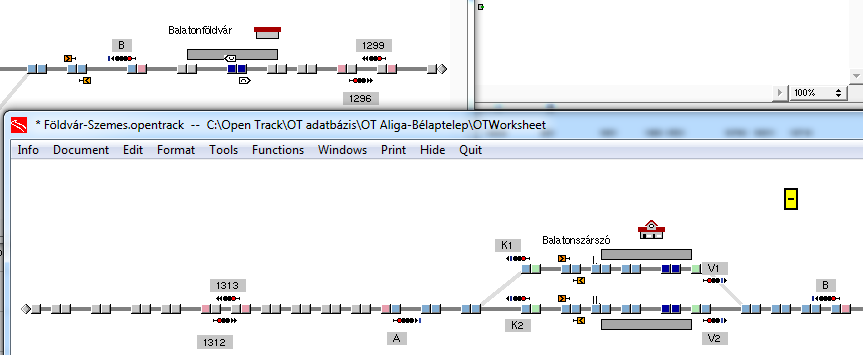 A program felépítése Worksheet: Az infrastruktúra azon része, mely 1 munkalapon kerül ábrázolásra, A munkalapok összekapcsolásával jön létre az