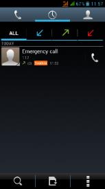 Hívásnapló A hívásnapló segítségével, hívást kezdeményezhet, új szám