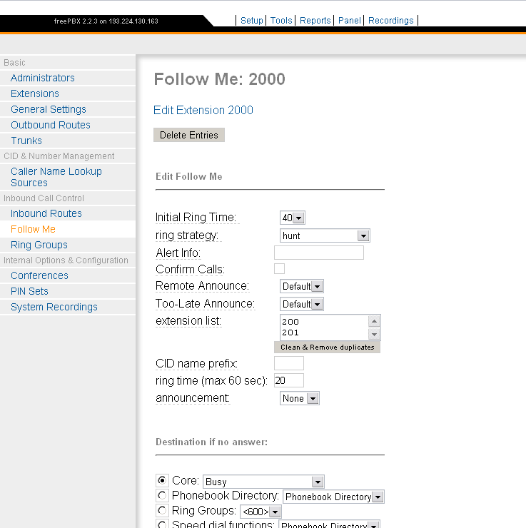 Follow me Kövess funkció Ez a megoldás akkor lehet hasznos, ha egy felhasználót több számon is el lehet érni, amennyiben azt a számot, amelyet hívunk, nem venné fel, automatikusan megpróbálja hívni