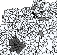 ACTA CAROLUS ROBERTUS 4 (1) Figure 3: Location of larger cities as workplaces for local residents of the analyzed settlements Legend: Analyzed Settlements Budapest Other larger cities nearby Source: