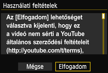 Képek küldése webszolgáltatásba 4 5 Csökkentse a képméretet. Válassza ki a szükséges beállítást. A beállítási eljárásokat lásd a következő oldalon.