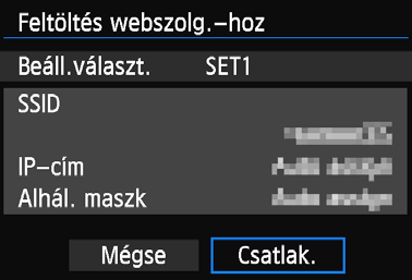 Kapcsolódás lejátszási képernyõrõl 3 4 Válassza ki az elemet a kapcsolódáshoz. Válassza ki az elemet a kapcsolódáshoz, és nyomja meg a <0> gombot.