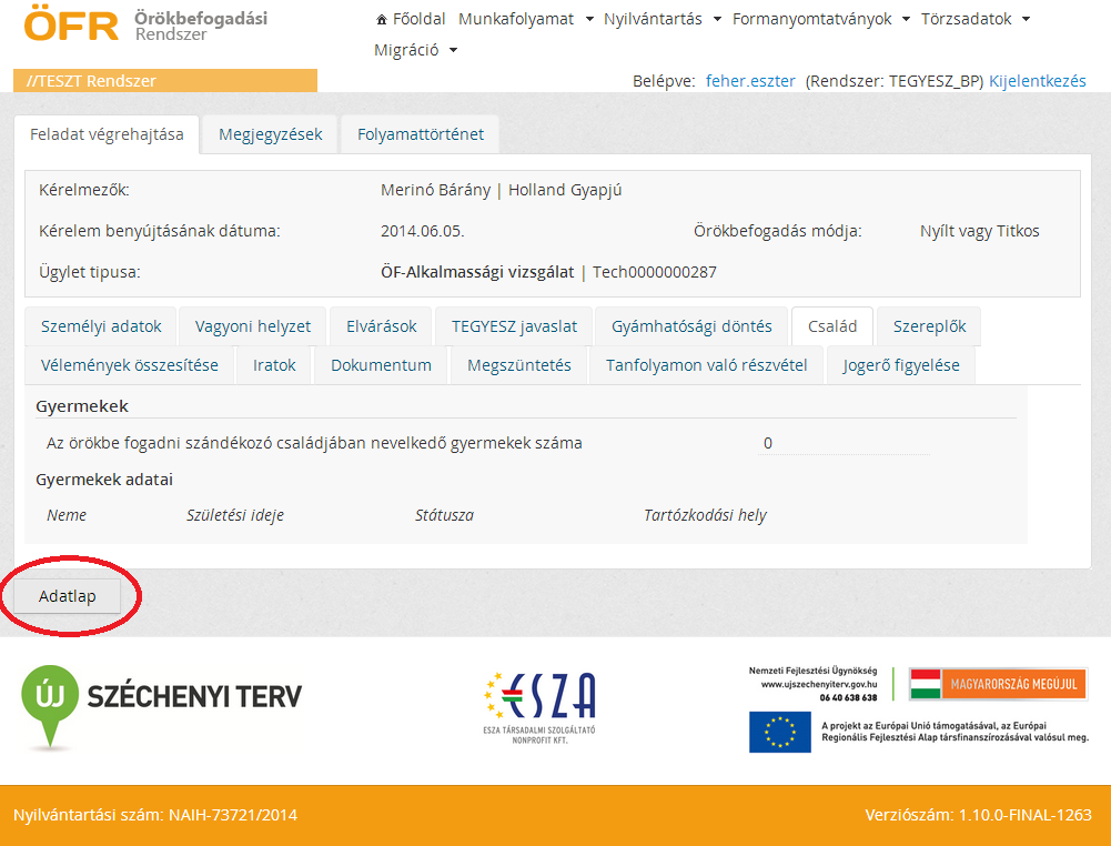 Közpnti szciális infrmációs fejlesztések Irda: 1071 Budapest, Peterdy u. 15.