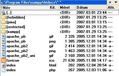 5. Szerver kialakítása 35. oldal 26. ábra: MySQL jelszó megadása Adjuk meg a MySQL root nevű felhasználójának (általunk kitalált) jelszavát. Ha nem változtatjuk meg, akkor marad az üres jelszó. 5.1.2. Alap konfigurálás Érdemes még megemlíteni, hogy a webszerver a telepítéskor megadott könyvtáron (24.