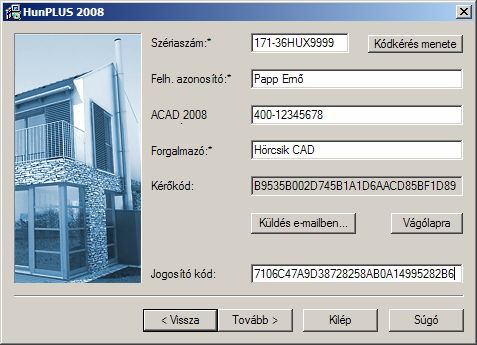 A regisztrálatlan felhasználókat a fenti jogok nem illetik meg. Minden egyes gépen más-más szériaszámmal kell a programot telepíteni!