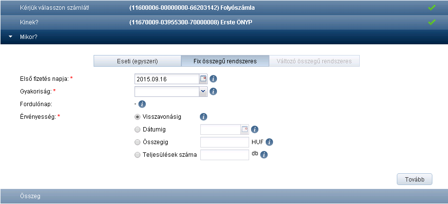 Egyszeri átutalás 37.