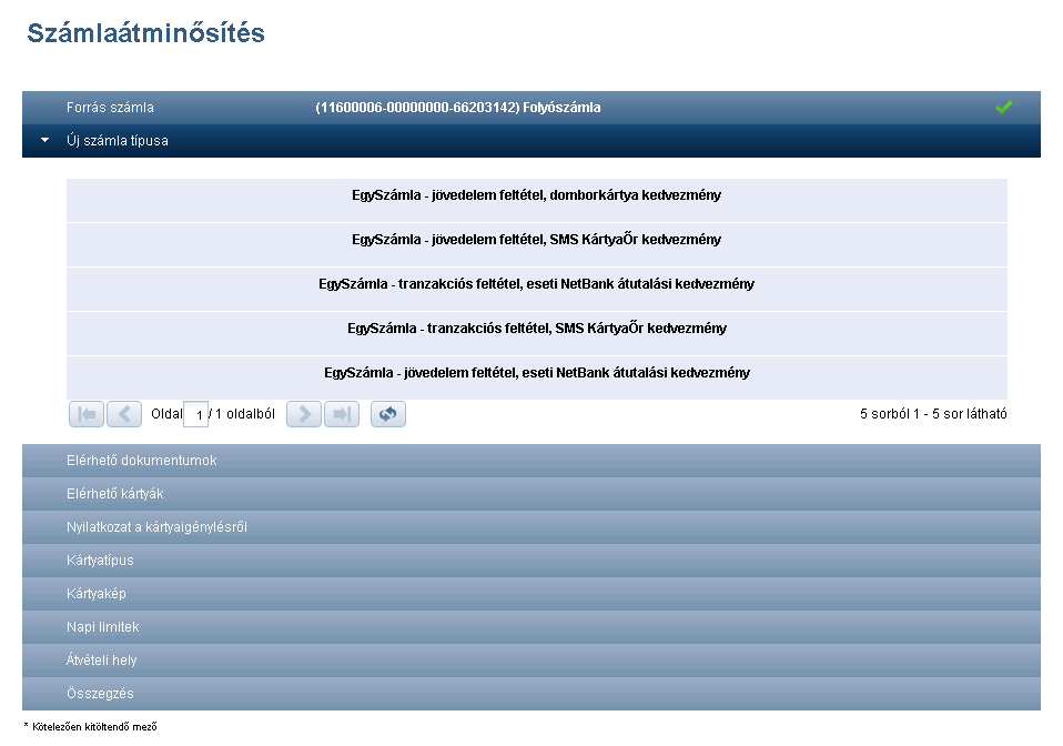 152. képernyő Számlaátminősítés Forrásszámla 153.