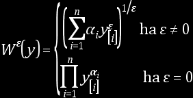 Változott a nyugdíjak eloszlása ahol y [i ] a jövedelmi értékek csökkenően rendezett vektora, azaz y [i ]? y [i +1], az? i súlyok összege 1.