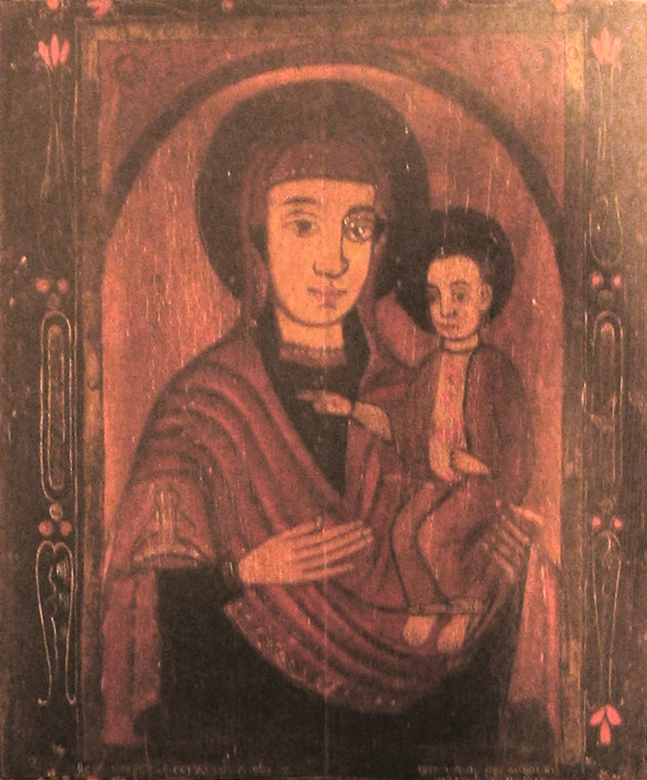 Representations of the Mary-Icon of Pócs in Engravings Fig. 2. Copy of the Máriapócs icon, 19th century.