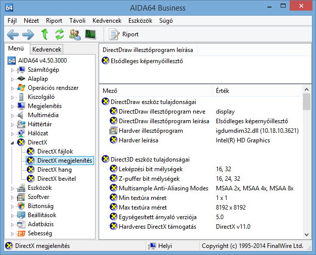 Oldalmenü Útvonalak A definiált TCP/IP hálózati útvonalakat listázza ki. IE-cookie-k Az Internet Explorer által eltárolt sütiket listázza ki.