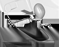 Vezetés és üzemeltetés 161 Kézi sebességváltó Hátrameneti fokozat kapcsolásához, a gépkocsi álló helyzetében nyomja be a váltókaron levő kioldógombot, és kapcsolja hátrameneti fokozatba a