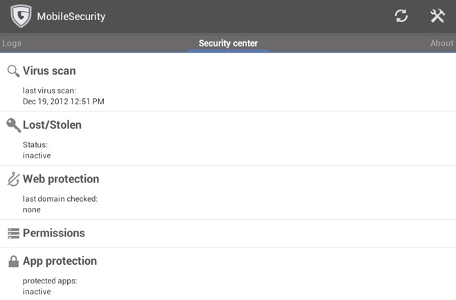 G Data MobileSecurity A G Data egy speciálisan kialakított üzleti verziót kínál a G Data MobileSecurityből Android eszközökre, hogy használhassa a G Data Mobile Device Management lehetőségeit.