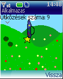 ugye Vaszon típusú. 11. ábra Futás közben 12. ábra Ütközés 8.1. A Java ME világa és ami benne van... Nos lássuk mi van benne! Osztályokat tartalmaz melyek egy hierarchikus rendszer alkotóelemei.