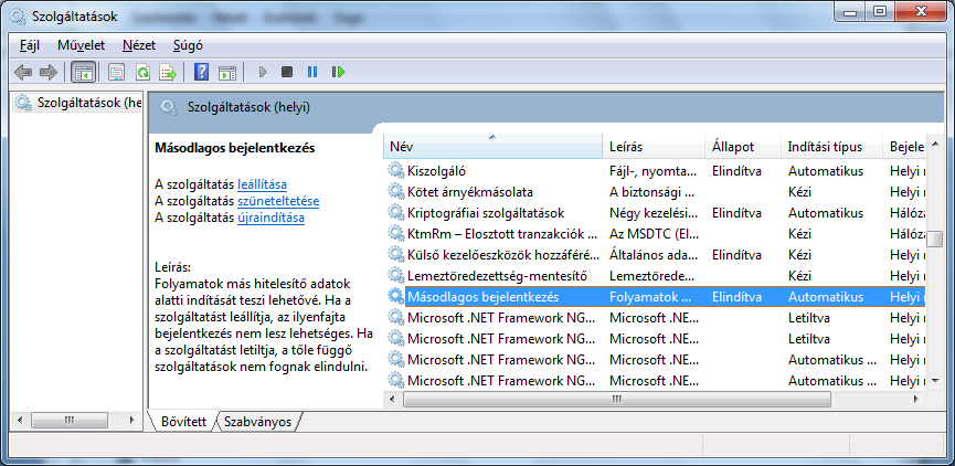 Windows Vista/7 és Windows 2008 szerverre történő telepítés előkészületei FIGYELEM! Windows7 verzió esetén a Felhasználói fiókok felügyeletét (UAC) ki kell kapcsolni a telepítés előtt!