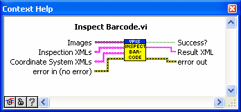 A következő kimeneti terminál (Result XML) is a vizsgálat eredményét szolgáltatja, de konkrét eredményt ad, például a sikeresen leolvasott vonalkódot.