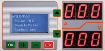 MIG/MAG DIGITAL DOUBLE PULSE IGBT MIG 500 IGBT DIGITAL DOUBLE PULSE Syn.