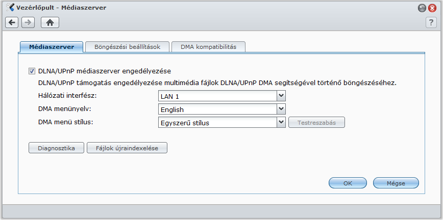 Fejezet Médiakiszolgáló és itunes szolgáltatás Fejezet 15: kezelése 15 A Synology DiskStation multimédia kiszolgáló is lehet a helyi hálózaton, így lehetővé téve a számítógépek számára (amelyek