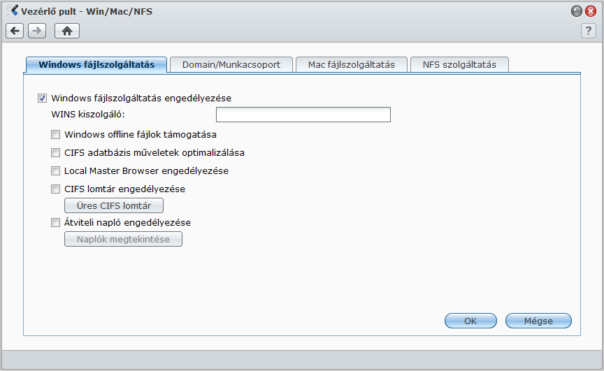 Fejezet Fájlmegosztás beállítása Fejezet 7: 7 A fájlmegosztás a Synology DiskStation egyik fő funkciója.