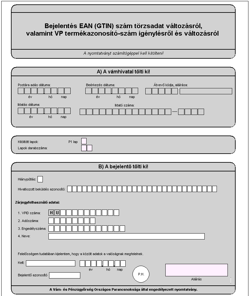 Bejelentés Főlap ADATSZOLGÁLTATÁSRA