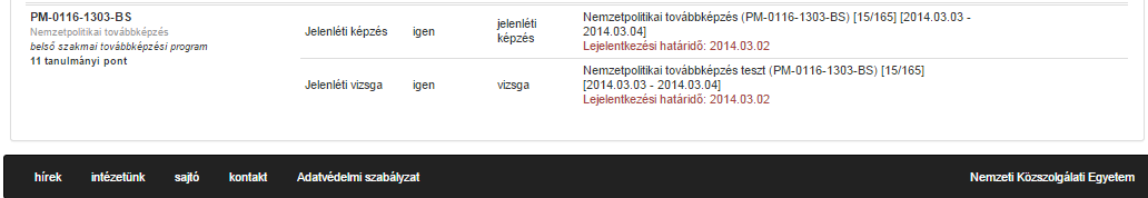 Panaszaim A funkció segítésével elektronikus felületen lehetőség van észrevételek, megjegyzések és panaszok rögzítésre.