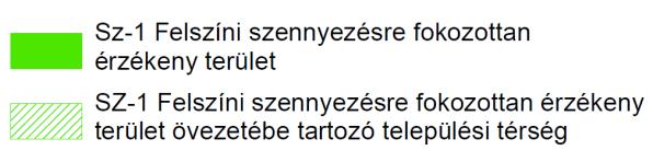 CSOPAK TELEPÜLÉSRENDEZÉSI ESZKÖZÖK 115 ALÁTÁMASZTÓ MUNKARÉSZEK Felszíni szennyezésre fokozottan érzékeny terület övezete (SZ-1) - korlátozott vegyszer- és műtrágya-használatú, környezetkímélő vagy