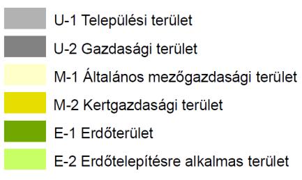 követelményekkel érintett területekre készült tanulmányterveket a helyi építési szabályzatban kötelezően figyelembe kell venni; - új beépítésre szánt terület határa utcahatárosan nem alakítható ki; -