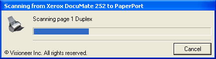 Szkennelés PaperPort-tal Black and White (fekete-fehér) a beolvasás feketefehérben történik. A beolvasott pixelek mérete azonos lesz, mind a fekete, mind a fehér pixel esetén.