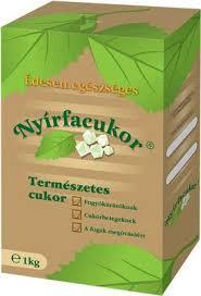 XILIT E 967 Diabetikus cukor, facukor berkenye, nyírfa = HOLZZUCKER, BIRCH SUGAR; csüngő