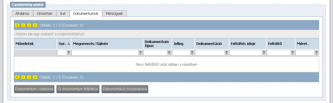 Felhasználói kézikönyv» Irat Az IRAT fülön tudjuk kiválasztani a szakhatóságoknak küldendő kérelem szövegét.