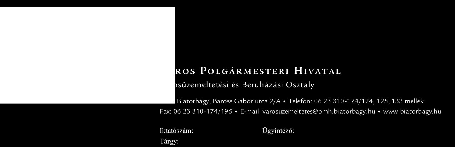 ELŐTERJESZTÉS Biatorbágy Város Képviselő-testülete 2011. évi intézmény felújítási tervének végrehajtásáról Biatorbágy Város Képviselő-testülete 6/2011. (02.25.) Ör. sz. 2011. évi költségvetéséről szóló rendeletében bruttó 20.