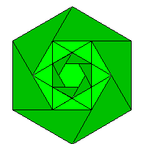 Logo Országos Számítástechnikai Tanulmányi Verseny - 2009 A hatszögeket színezni is kell.