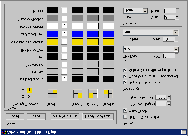 frissítésekkor. A Toggle Toolbar az egyetlen parancs, ami csak nézetablakban jelenik meg, mivel a Virtual Frame Buffer ablaka alapból tartalmazza a Toolbar-t.