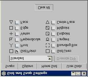 Window / Crossing Selection A Crossing Selection esetében elegendõ az objektumok egy részének beleesnie a kijelölõ keretbe, míg a Window Crossing aktívvá tételekor csak az az objektum fog